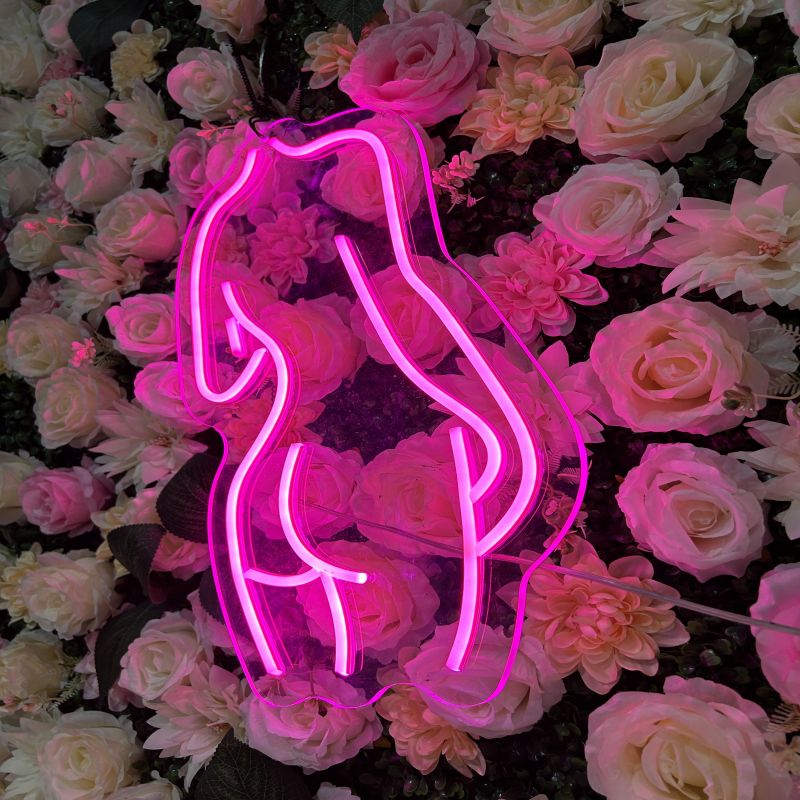 Nude Sexy Lady LED Neon Wall Art – Jacob's Signs and Lighting